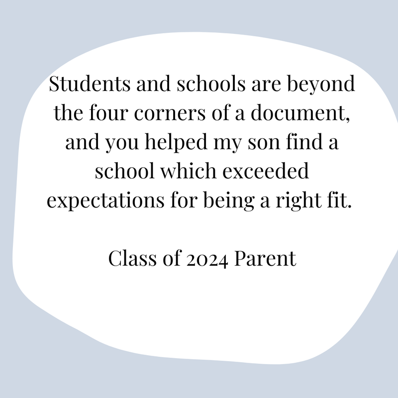 Pathway Admissions testimonial graphic